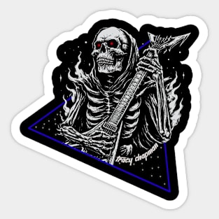 rocker skull tc Sticker